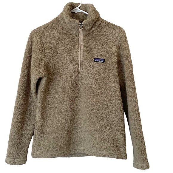 Patagonia Los Gatos Fleece 1/4-Zip Pullover in Shroom Taupe, Size Small - Picture 1 of 13